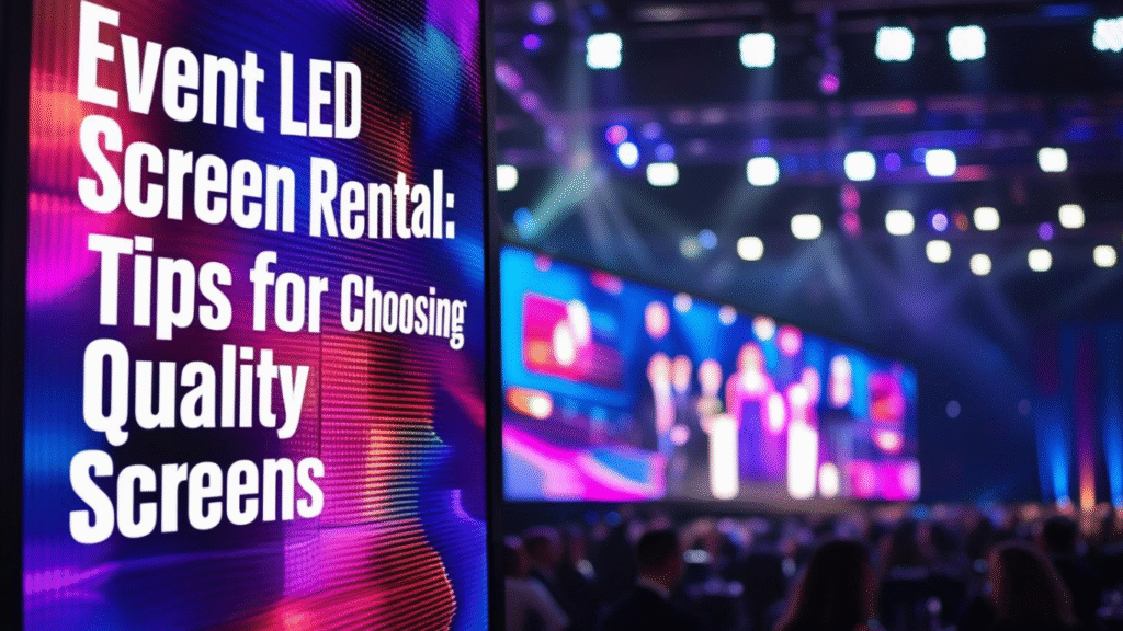 LED screen for your event