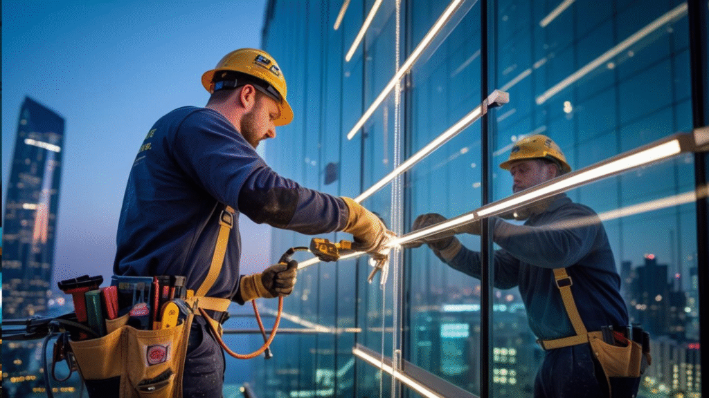 EPC (Engineering, Procurement, Construction) lighting facade contractors ensure seamless integration of aesthetics, functionality, and energy efficiency.